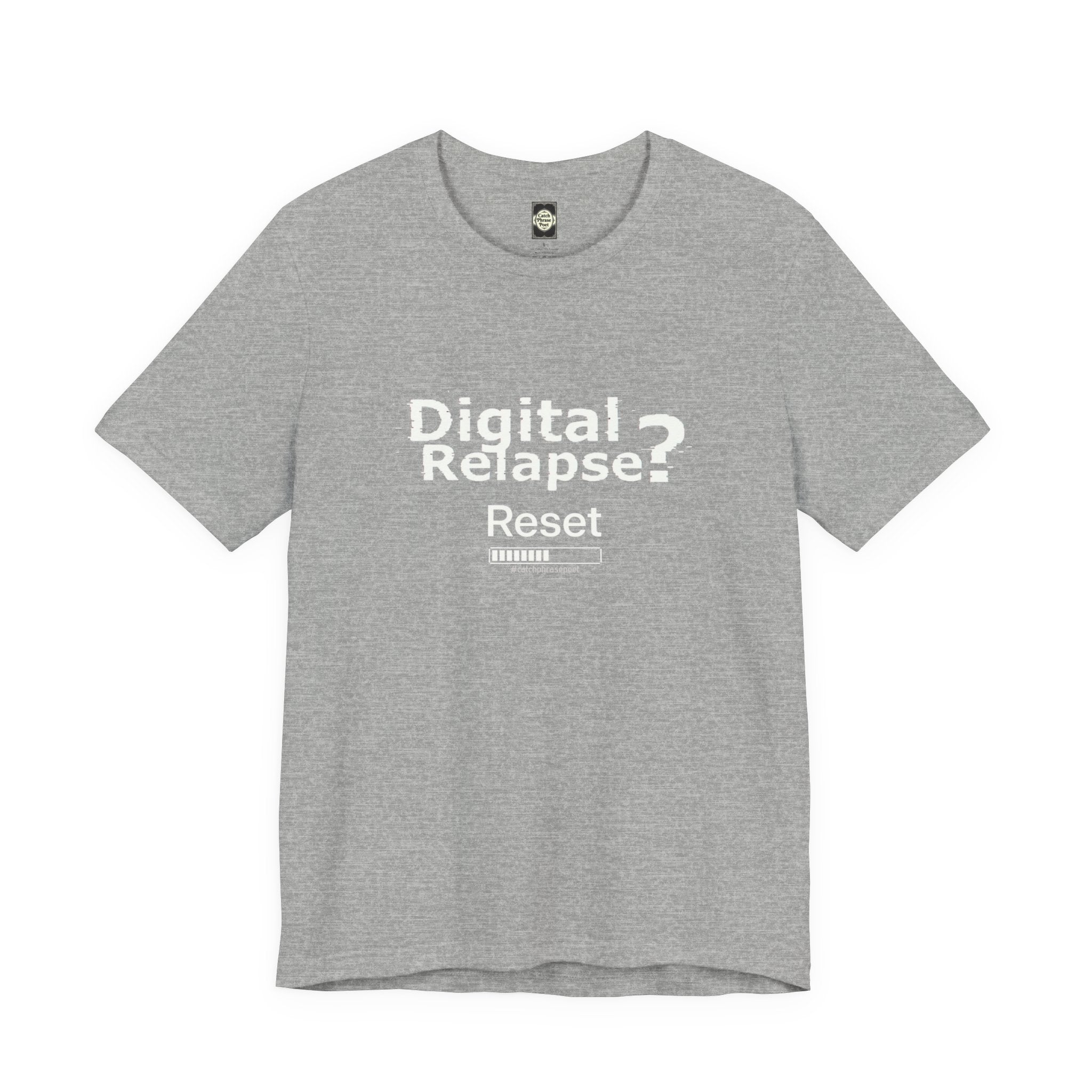 Digital Relapse? Reset T-Shirt — Recovery & Sobriety Awareness Tee