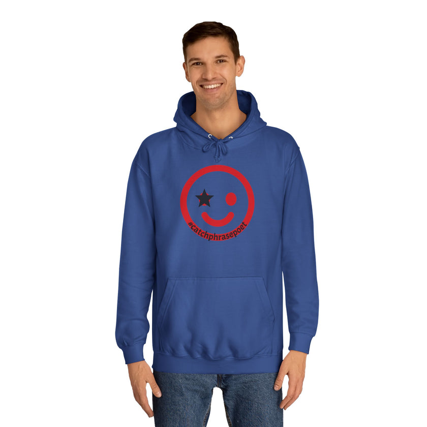 Smiley Duo Hoodie — Playful Star-Eye Graphic Pullover