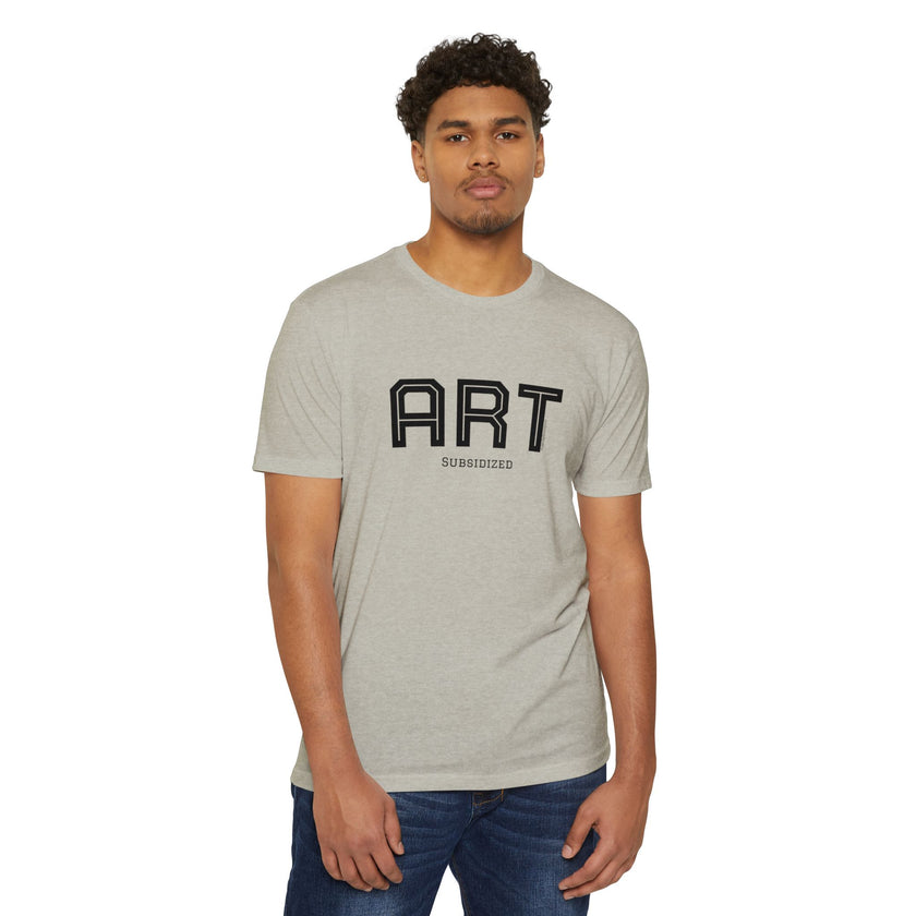 ART Subsidized Graphic T-Shirt — Retro Collegiate Lettering Tee