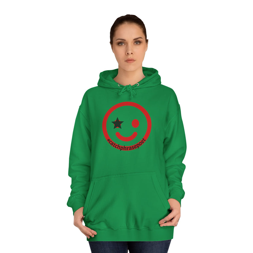 Smiley Duo Hoodie — Playful Star-Eye Graphic Pullover