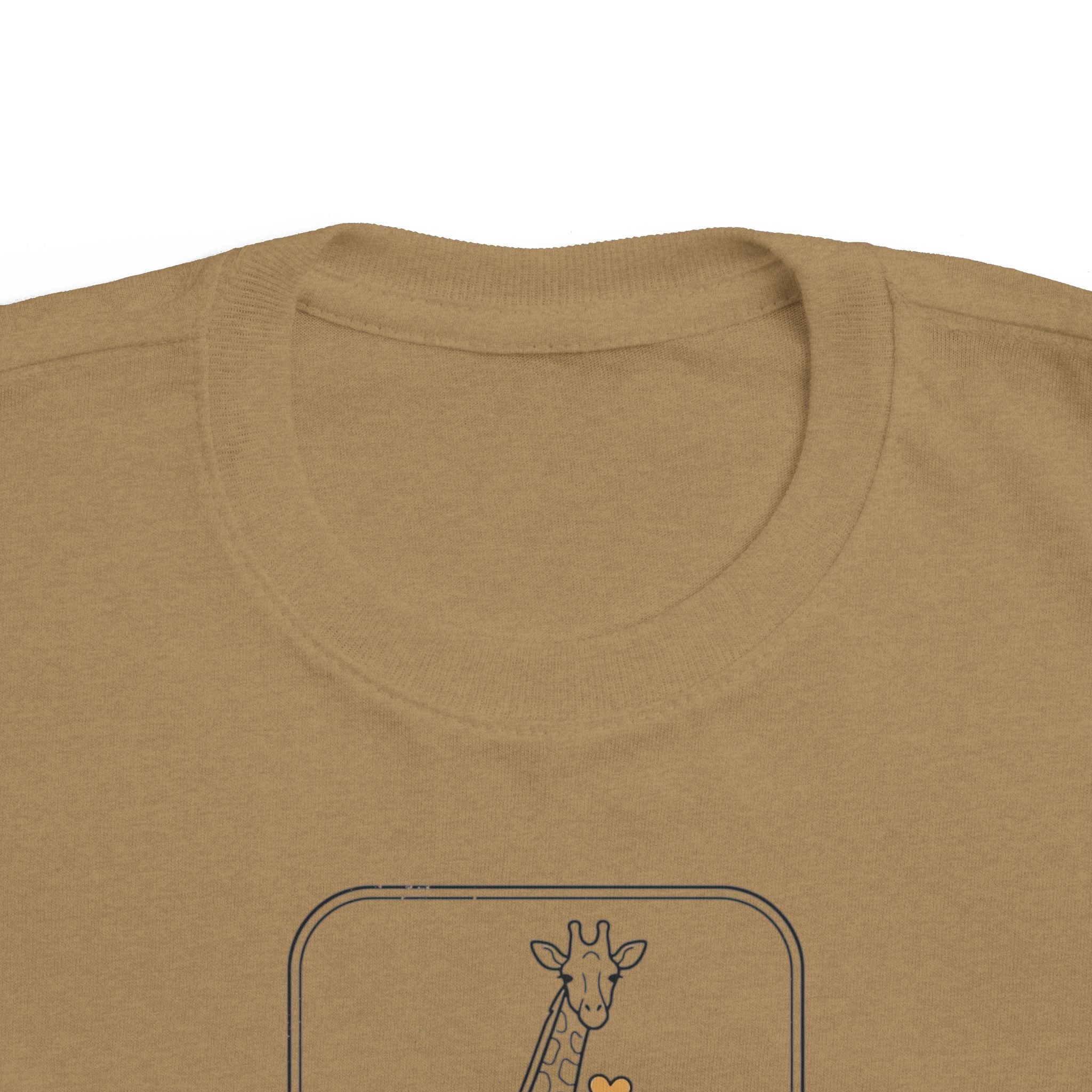 Toddler Giraffe Tee — Cute Safari Animal Graphic Shirt