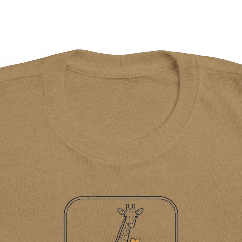 Toddler Giraffe Tee — Cute Safari Animal Graphic Shirt