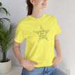 Star Radiant Tee — Inspirational Handwritten Star Graphic T-Shirt
