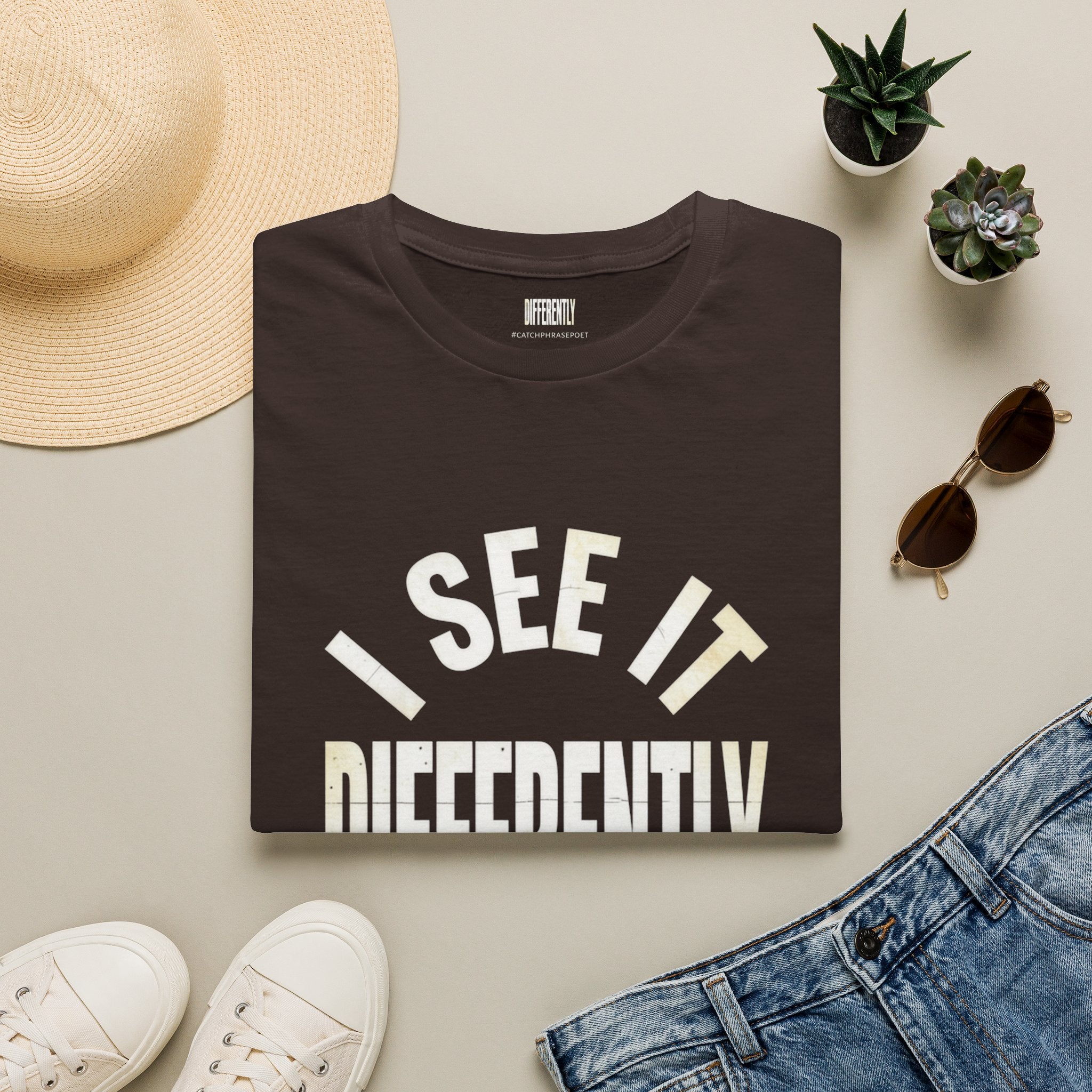 I See It Differently T-Shirt — Bold Statement Graphic Tee for Individuality