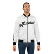 Be About It Script Bomber Jacket — Men's Influential All Over Print Bomber