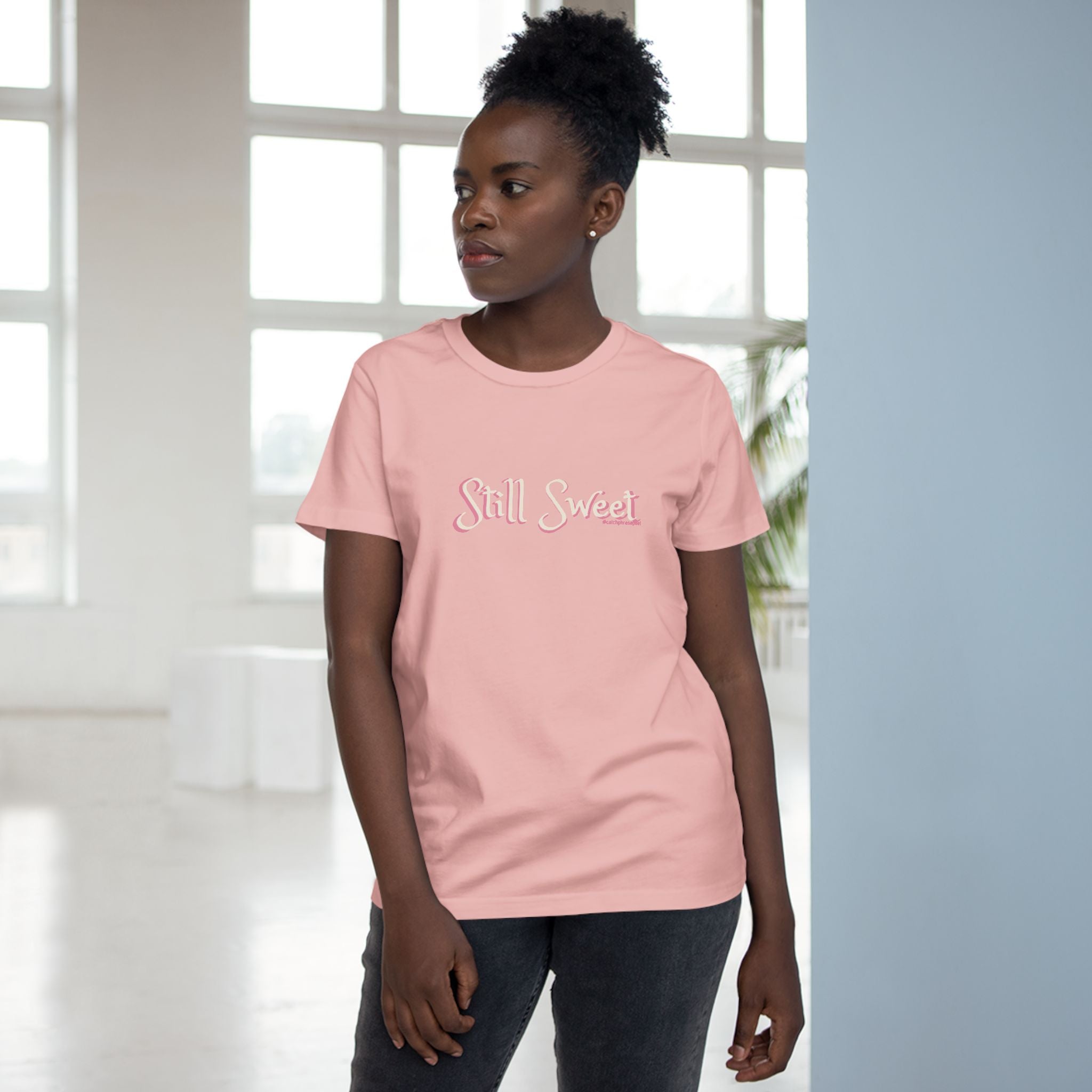Still Sweet Women's Tee — Retro Script Maple Gray T-Shirt