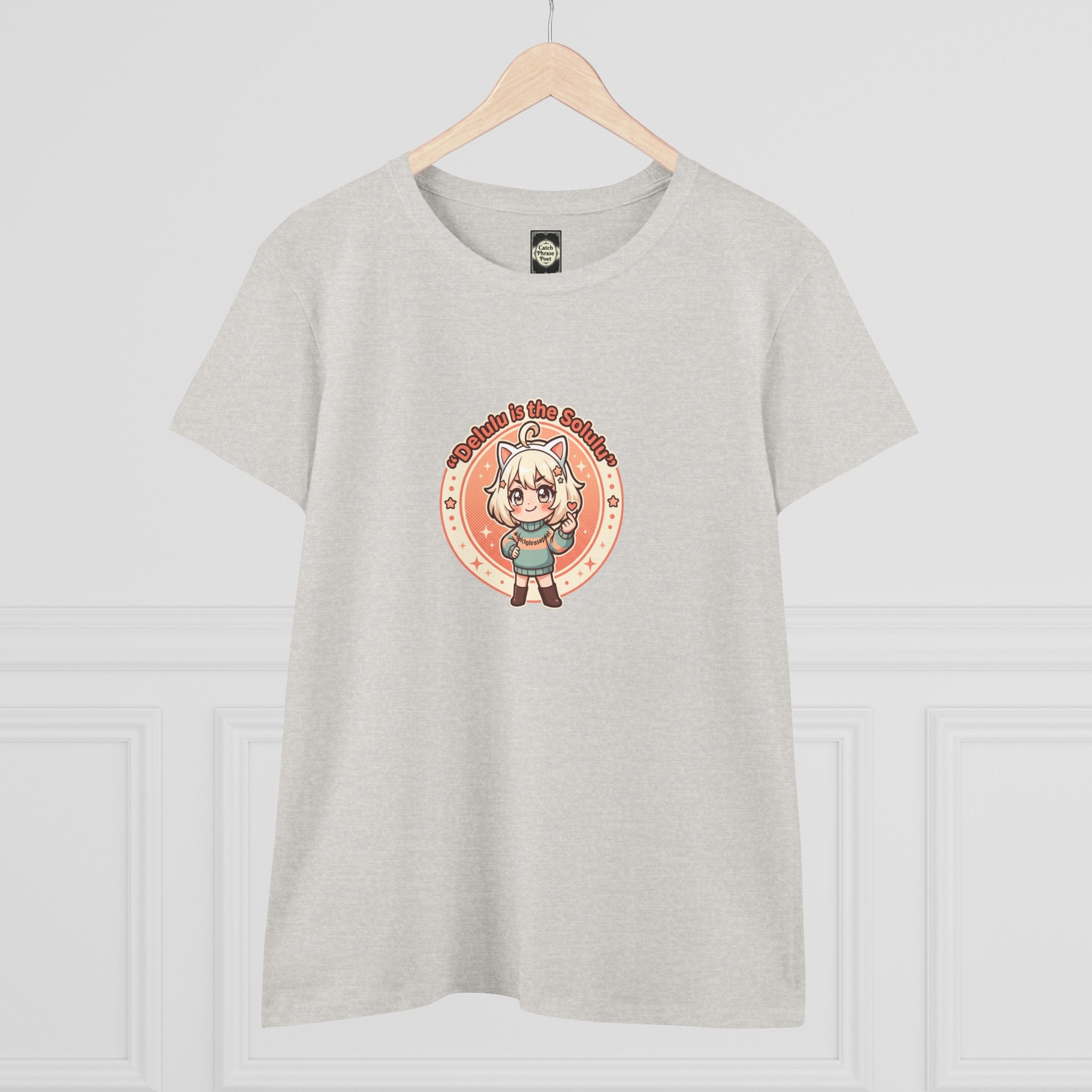 Cute Anime Catgirl Tee — 
