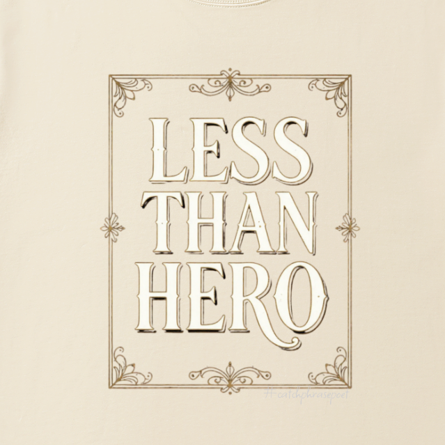 Less Than Hero Unisex Oversized T-Shirt