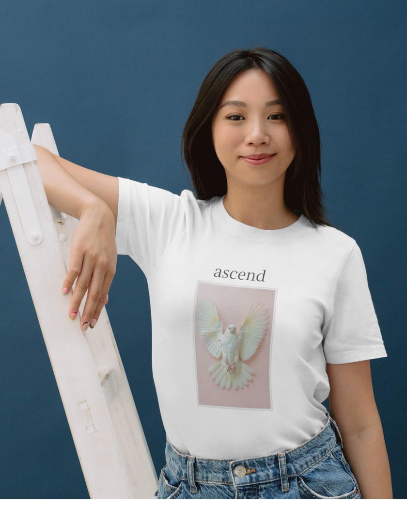 Ascend Women's Tee: Spiritual Motivational Shirt