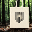 Reverie Moon Dream tote bag | Cotton Canvas Tote Bag