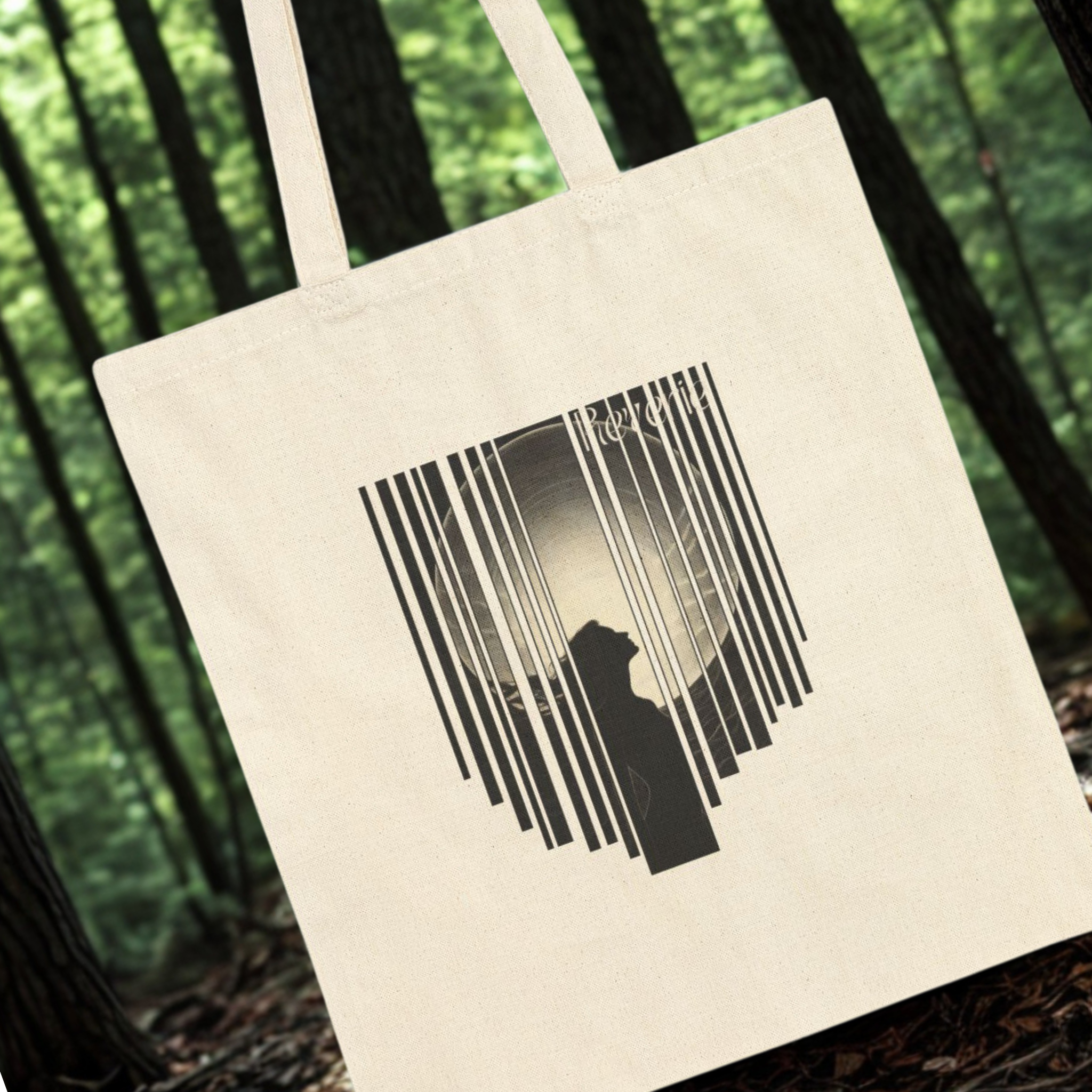 Reverie Moon Dream tote bag | Cotton Canvas Tote Bag