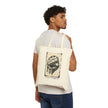 Hand Drawn 'Five Fingers' Cotton Canvas Tote Bag