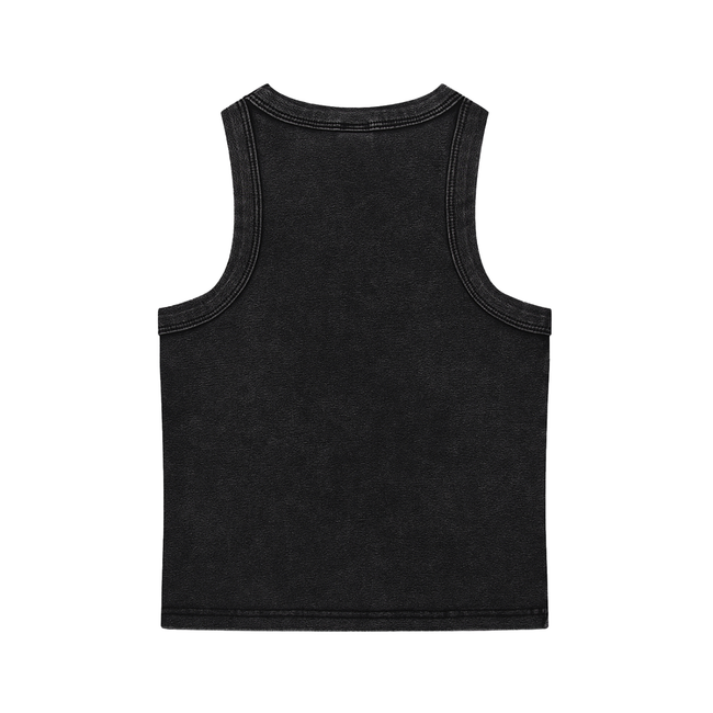 Radicalized By Music Women's Streetwear Snow Washed Ribbed Crop