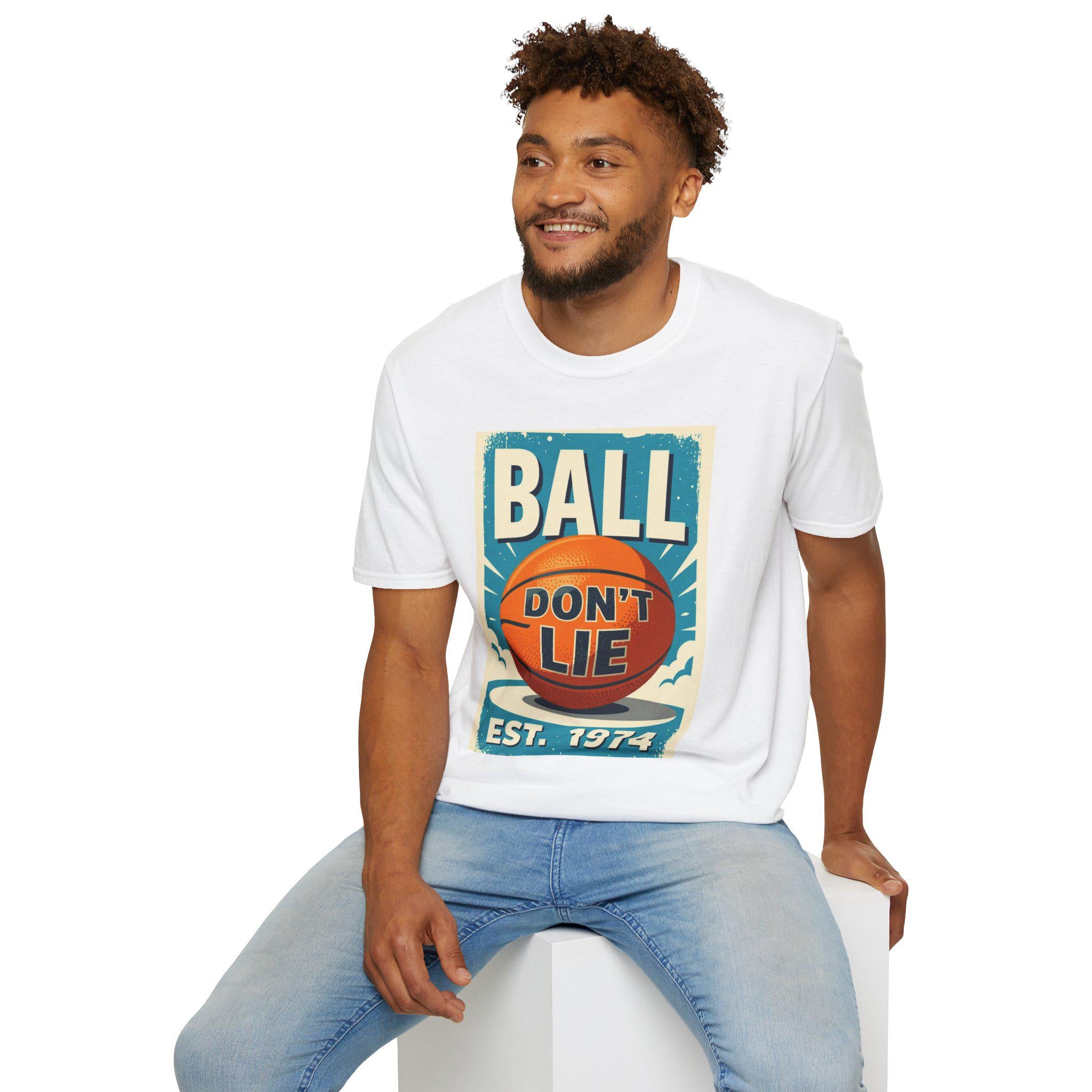 Basketball Lover Unisex Softstyle T-Shirt, Sports Fan Tee, Ball Don't Lie PDX, Graphic Tee, Gift for Hoops Enthusiast