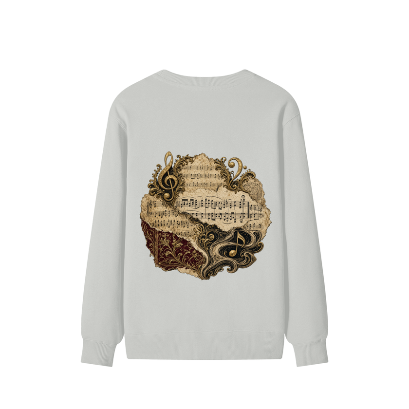Music To Read sweatshirt print detail — Catch Phrase Poet