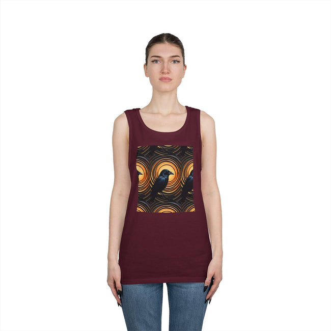 Raven Print Tank Top
