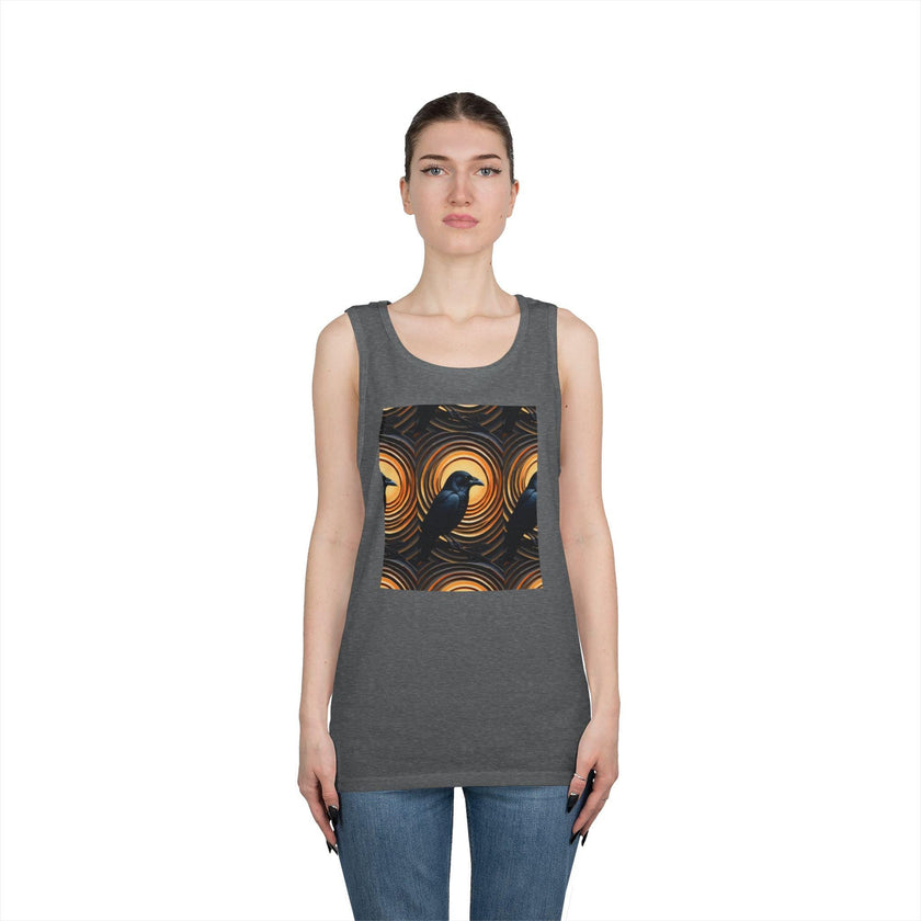 Raven Print Tank Top