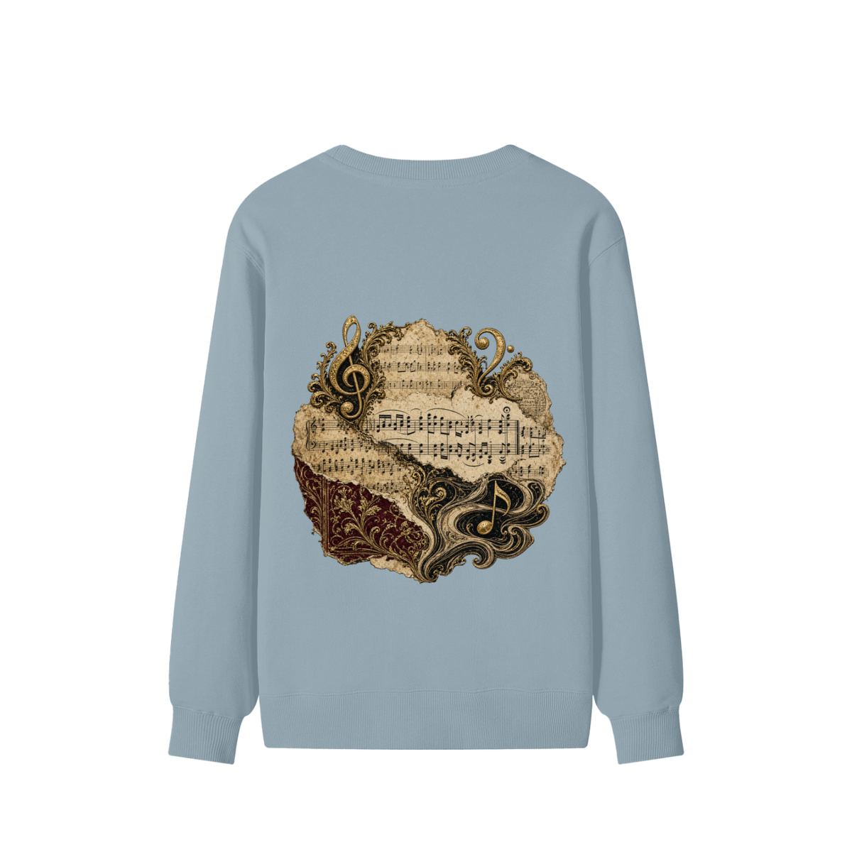 Music To Read Classic Unisex Cotton Sweatshirt