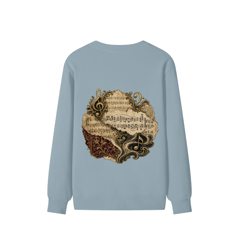 Music To Read Classic Unisex Cotton Sweatshirt