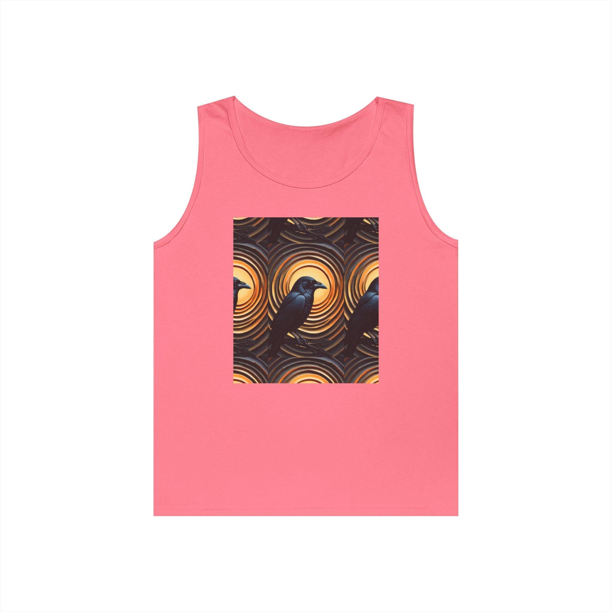 Raven Print Tank Top