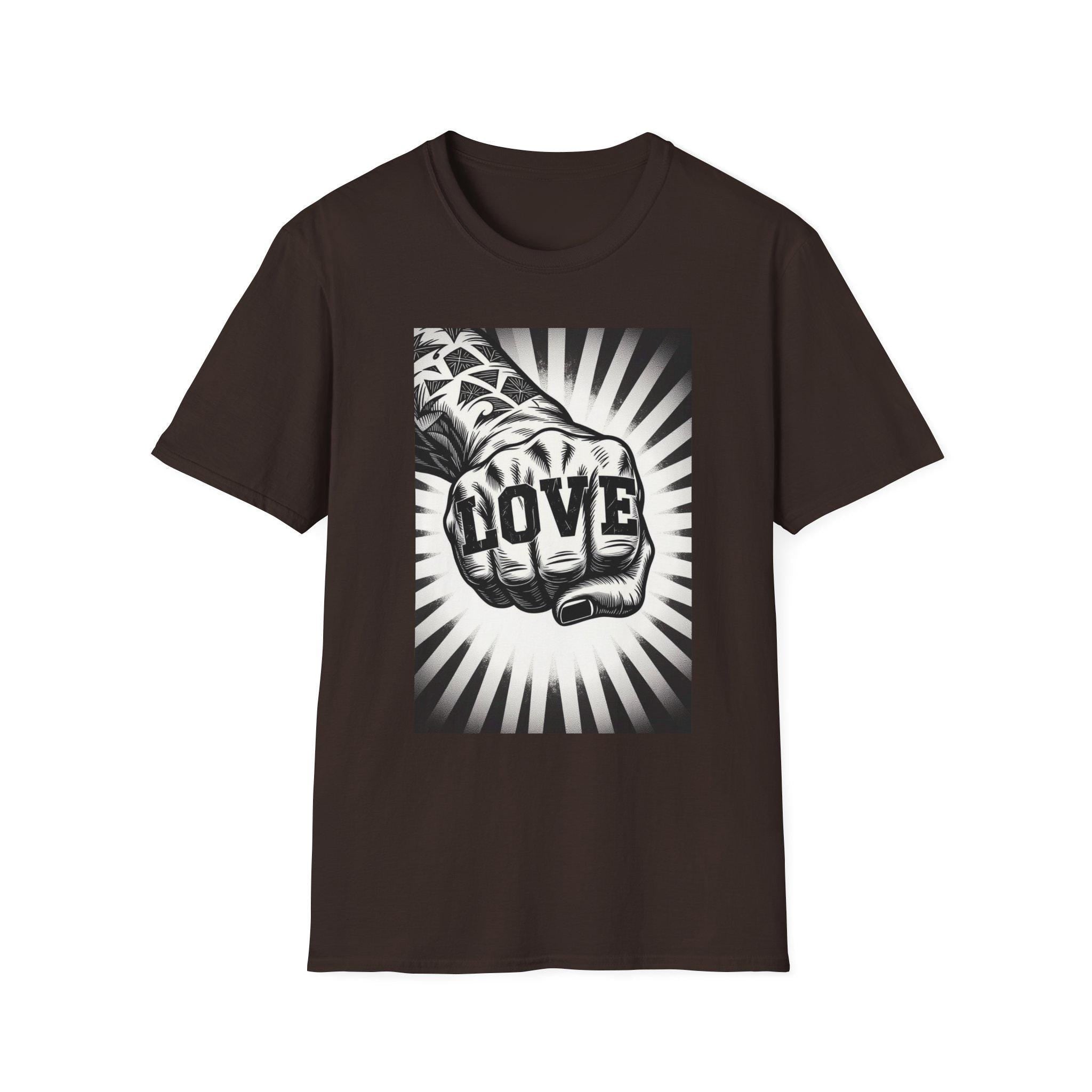 Love Fist Bump T-Shirt: Romantic Valentine's Day Gift