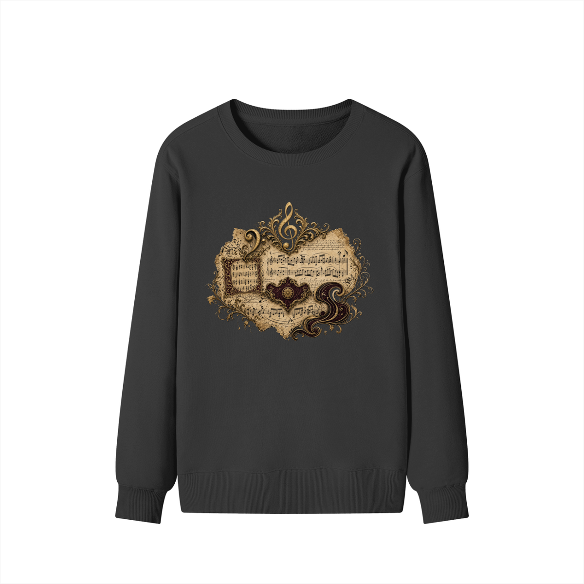 Music To Read heavyweight cotton sweatshirt for readers and music lovers — Catch Phrase Poet