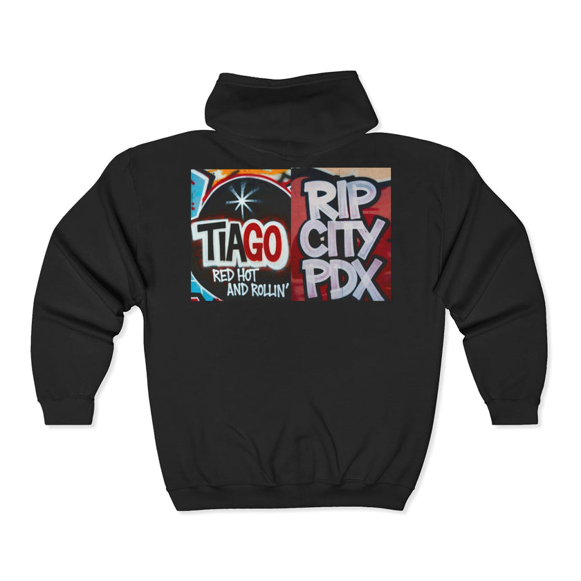 Tiago Graffiti Zip Hoodie