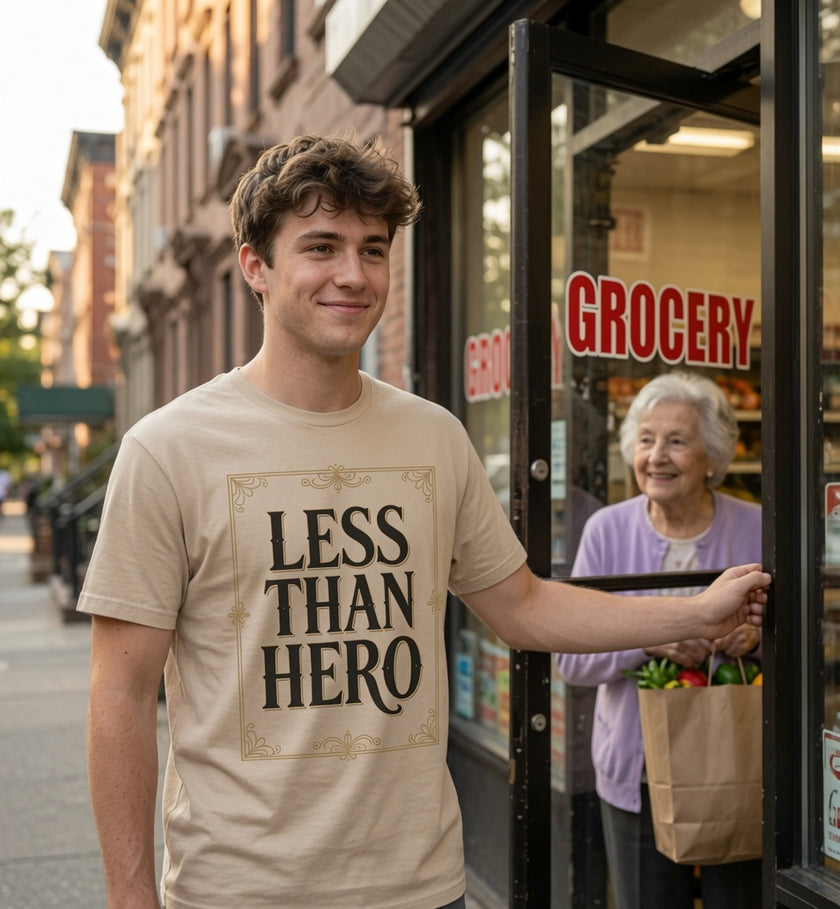 Less Than Hero Unisex Oversized T-Shirt