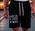 Relaxed Drawstring Three-quarter Sweatpants