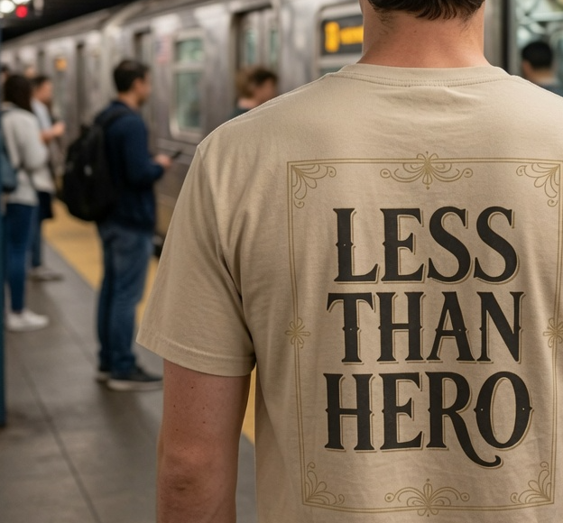 Less Than Hero Unisex Oversized T-Shirt