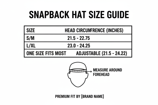 Hat Size Chart