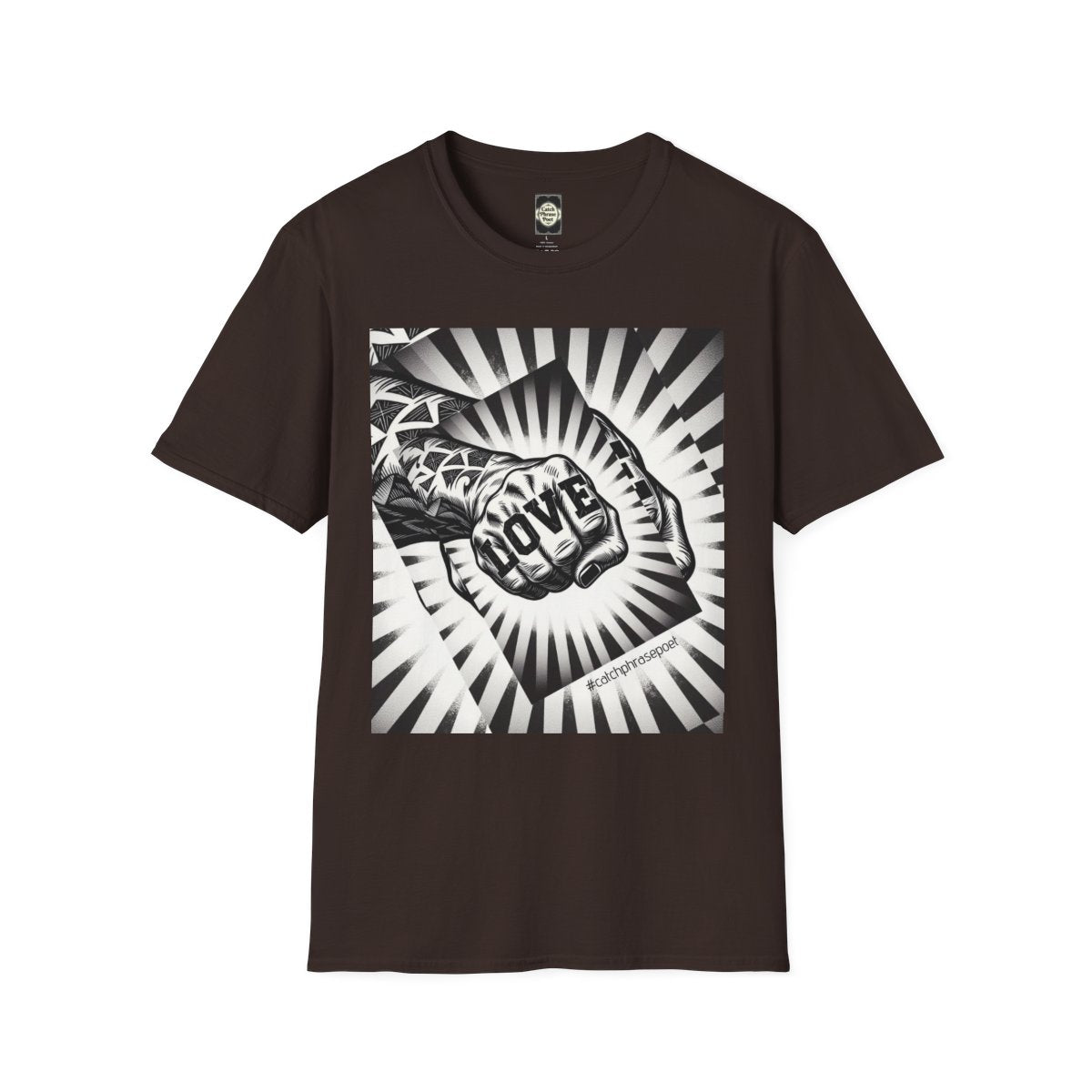 Love Fist Bump Love Hand Gesture T-Shirt | Heart Fist Tee