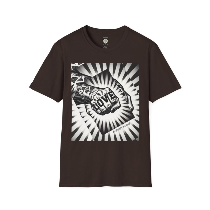 Love Fist Bump Love Hand Gesture T-Shirt | Heart Fist Tee