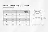 Unisex Tank Top Size Chart